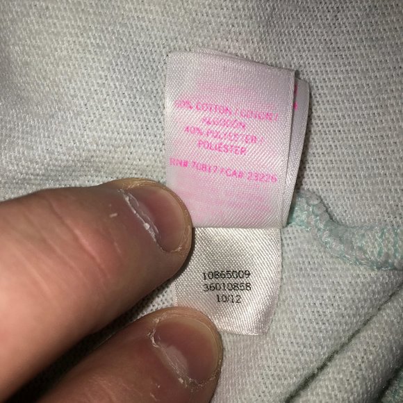 PINK Victorias Secret Womens S Mint Green Gray Zip Up Long Sleeve Hoodie READ - Picture 10 of 10